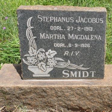 SMIDT Stephanus Jacobus -1913 &amp; Martha Magdalena -1926