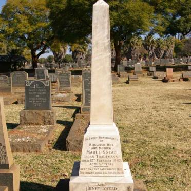 SNEAD Henry 1877-1950 &amp; Mabel TRAUTMAN -1942