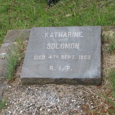 SOLOMON Katharine -1953