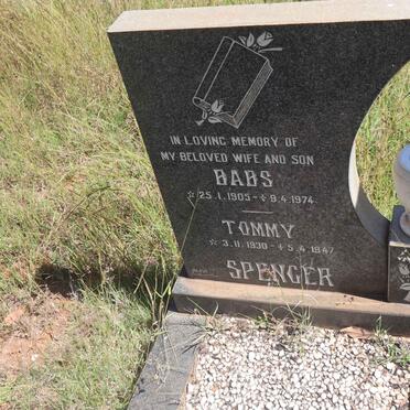 SPENCER Babs 1905-1974 :: SPENCER Tommy 1930-1947