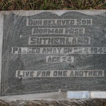 SUTHERLAND Douglas A. 1921-1997