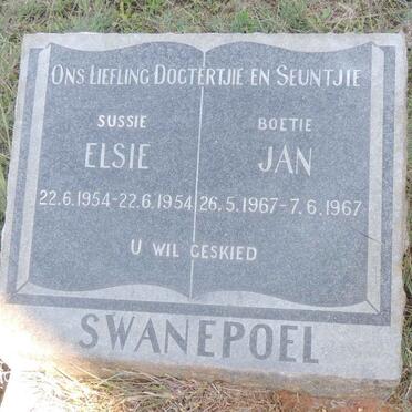 SWANEPOEL Elsie 1954-1954 :: SWANEPOEL Jan 1967-1967