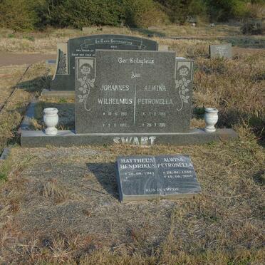 SWART Johannes Wilhelmus 1910-1987 & Alwina Petronella 1915-2010 :: ? Mattheus Hendrikus 1943- & Alwina Petronella 1940-2009