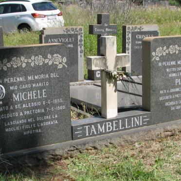 TAMBELLINI Michele 1895-1960 &amp; Pia 1910-2001