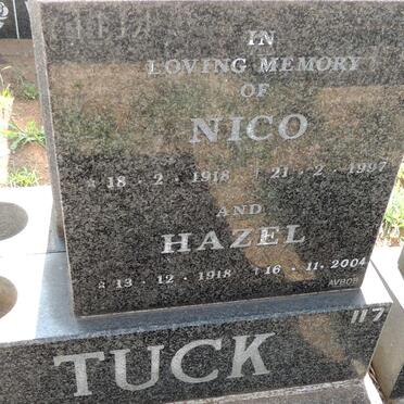 TUCK Nico 1918-1997 & Hazel 1918-2004