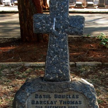 THOMAS Basil Douglas Barclay 1903-1947