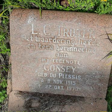 TRUTER L.C. nee DU PLESSIS 1915-1979