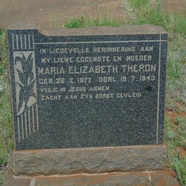 THERON Maria Elizabeth 1877-1943
