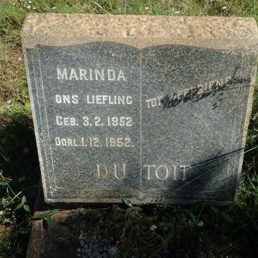 TOIT Marinda, du 1952-1952
