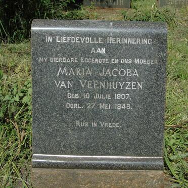 VEENHUYZEN Maria Jacoba, van 1907-1946