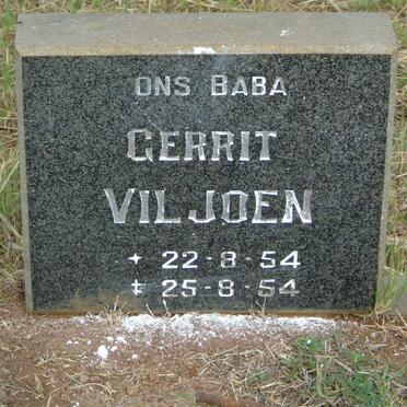 VILJOEN Gerrit 1954-1954