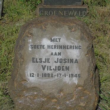VILJOEN Elsje Josina 1888-1946