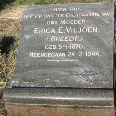 VILJOEN Erica E. nee BREEDT 1870-1944