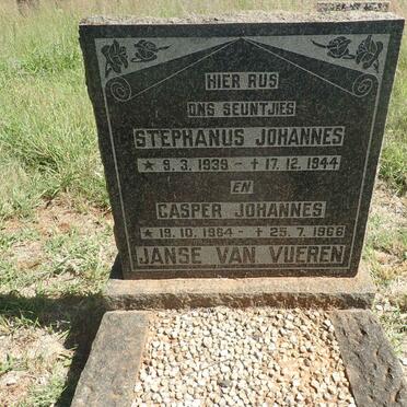 VUEREN Stephanus Johannes, Janse van 1939-1944 :: JANSEN VAN VUEREN Casper Johannes 1964-1966
