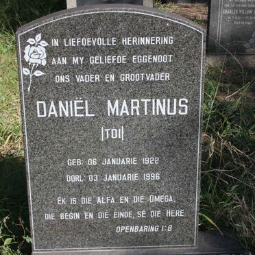 VUUREN Daniel Martinus, Jansen van 1922-1996