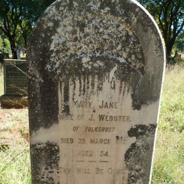 WEBSTER Mary Jane -1912