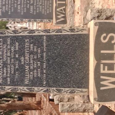 WELLS Margaret nee SKINNER -1923 :: WELLS William Griffiths -1911