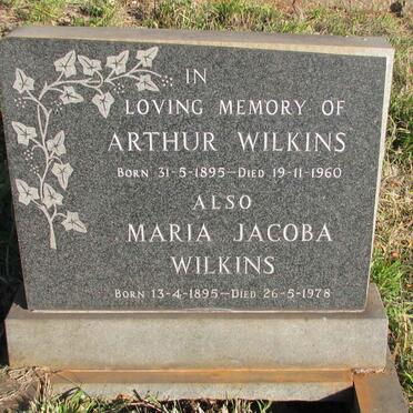 WILKINS Arthur 1895-1960 &amp; Maria Jacoba 1895-1978