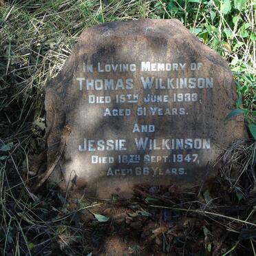 WILKENSON Thomas -1933 & Jessie -1947