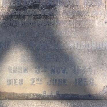 WOODBURN Macgregor 1866-1938 &amp; Marie Petronella BOTHMA 1874-1956