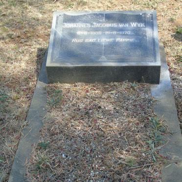 WYK Johannes Jacobus, van 1906-1970