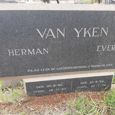YKEN Herman, van 1892-1963 &amp; Evertje 1894-1974