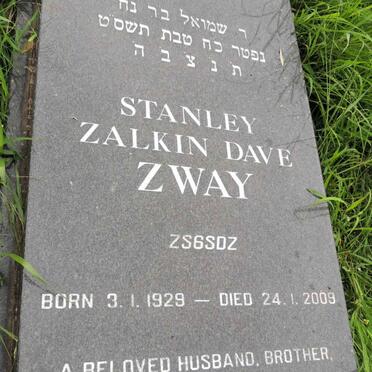 ZWAY Stanley Zalkin Dave 1929-2009