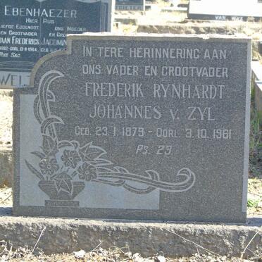 ZYL Frederik Rynhardt Johannes, v. 1879-1961