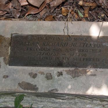 NETTLETON Alan Richard  1957-1998