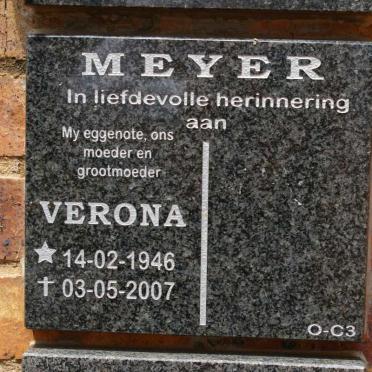 MEYER Verona 1946-2007