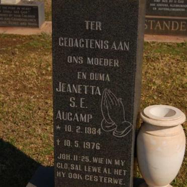 AUCAMP Jeanetta S.E. 1884-1976