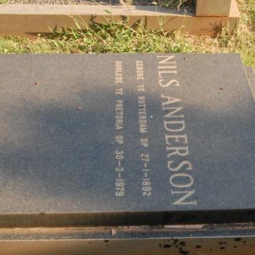 ANDERSON Nils 1892-1979