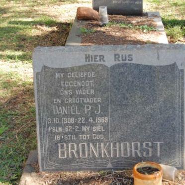 BRONKHORST Daniel P.J. 1908-1969
