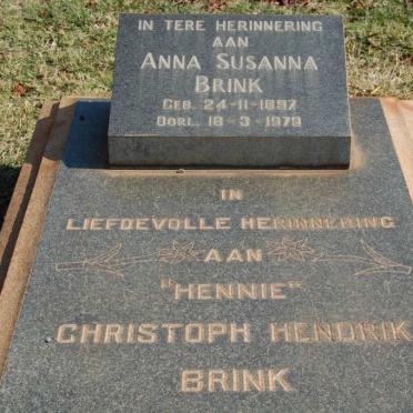 BRINK Anna Susanna 1897-1979 :: BRINK Christoph Hendrik
