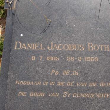 BOTHA Daniel Jacobus 1905-1969