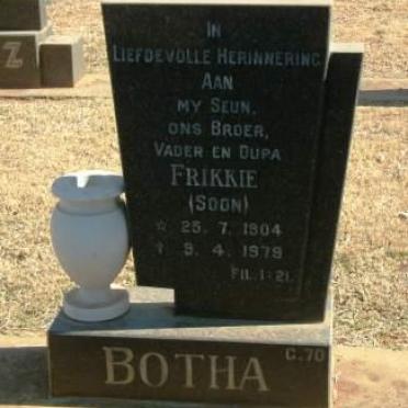 BOTHA Frikkie 1904-1979