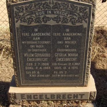 ENGELBRECHT Willem Gerhardus 1906-1965 &amp; Cecilia Maria RYKAART 1907-1975