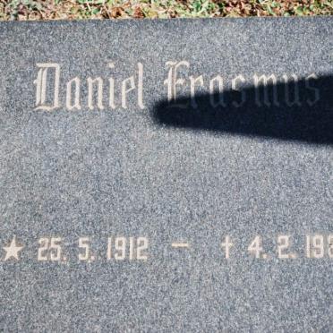 ERASMUS Daniel 1912-1969