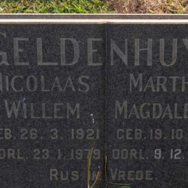 GELDENHUYS Nicolaas Willem 1921-1979 &amp; Martha Magdalena 1915-1989