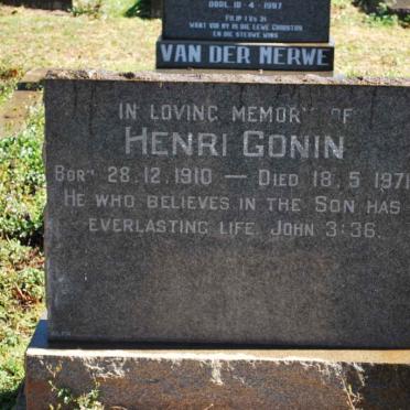 GONIN Henri 1910-1971