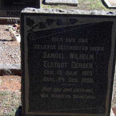 GERBER Samuel Wilhelm Elstadt 1919-1950