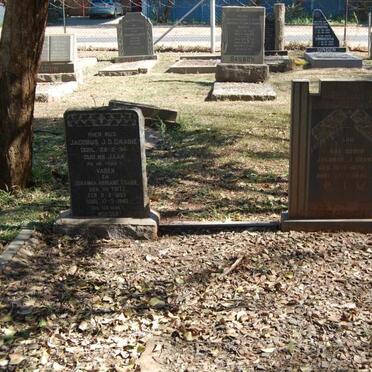 GRABIE Jacobus J.S. -1934 &amp; Johanna Adriane DU TOIT 1852-1942 :: GRABIE Jacobus J. 1873-1945