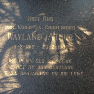 HOOD Wayland Arthur 1915-1988