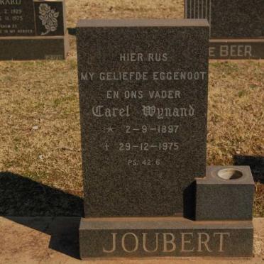 JOUBERT Carel Wynand 1897-1975