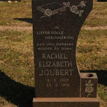 JOUBERT Rachel Elizabeth 1905-1976