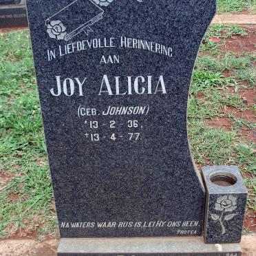 KOK Joy Alicia nee JOHNSON 1936-1977