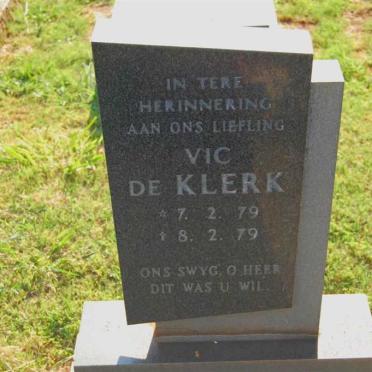 KLERK Vic, de 1979-1979