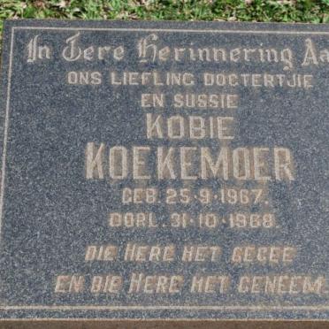 KOEKEMOER Kobie 1967-1968