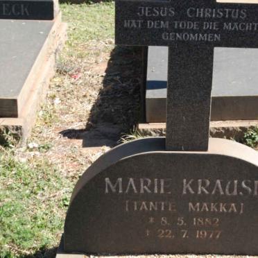 KRAUSE Marie 1882-1977