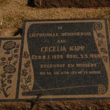 KAPP Cecilia 1935-1968